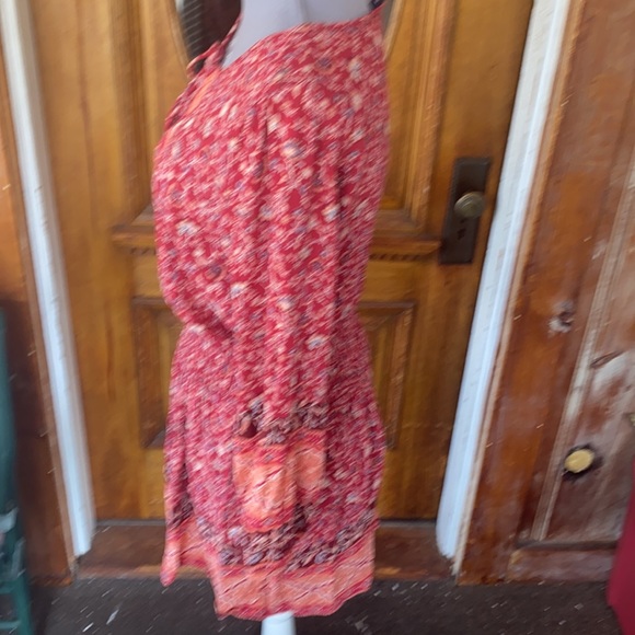 🌻American Eagle Boho Pink Floral Dress🌻 - Picture 6 of 8